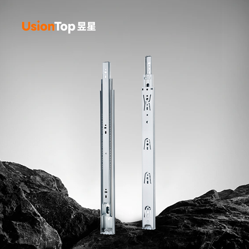YX-B4508 不锈钢三节钢珠滑轨